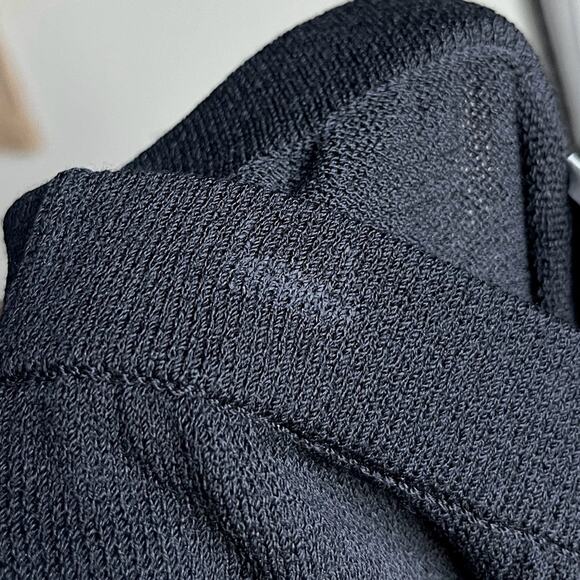 St. John Evening Black Asymmetrical Knit Skirt - Picture 7 of 7